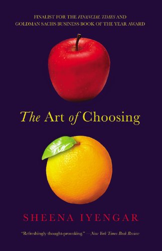 Sheena Iyengar『The Art of Choosing』の装丁・表紙デザイン