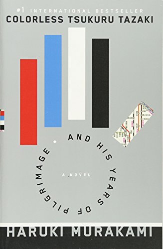 Haruki Murakami『Colorless Tsukuru Tazaki and His Years of Pilgrimage (Vintage International)』の装丁・表紙デザイン