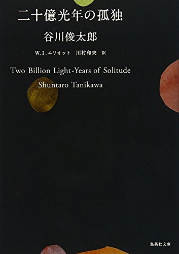 谷川 俊太郎『二十億光年の孤独 (集英社文庫)』の装丁・表紙デザイン