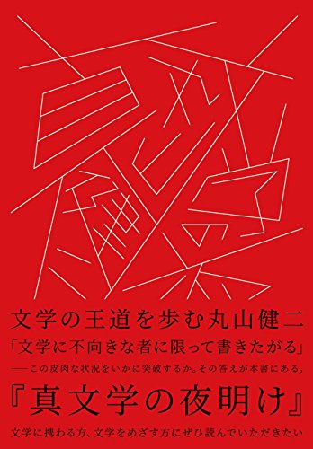 丸山 健二『真文学の夜明け』の装丁・表紙デザイン