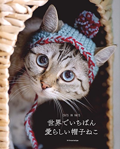 サラ・トーマス『世界でいちばん愛らしい帽子ねこ-CATS IN HATS』の装丁・表紙デザイン