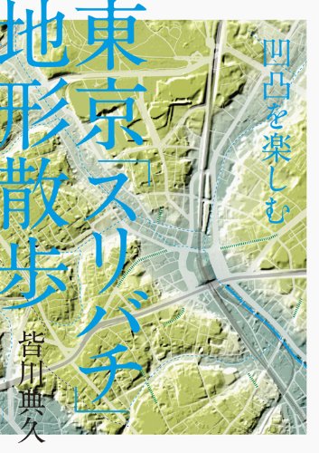 皆川 典久『凹凸を楽しむ　東京「スリバチ」地形散歩』の装丁・表紙デザイン